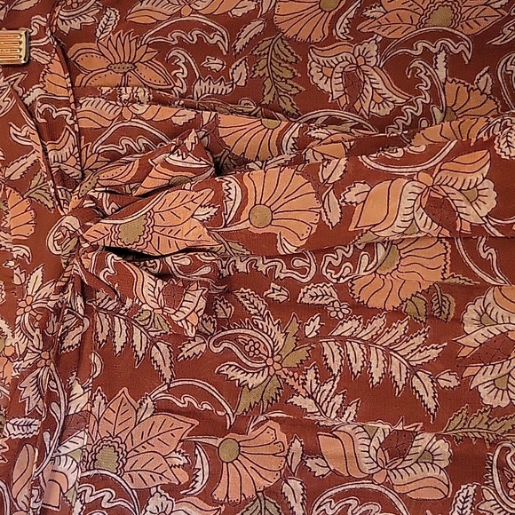 Anthropologie Faux-Wrap Floral Mini Skirt - Picture 4 of 7